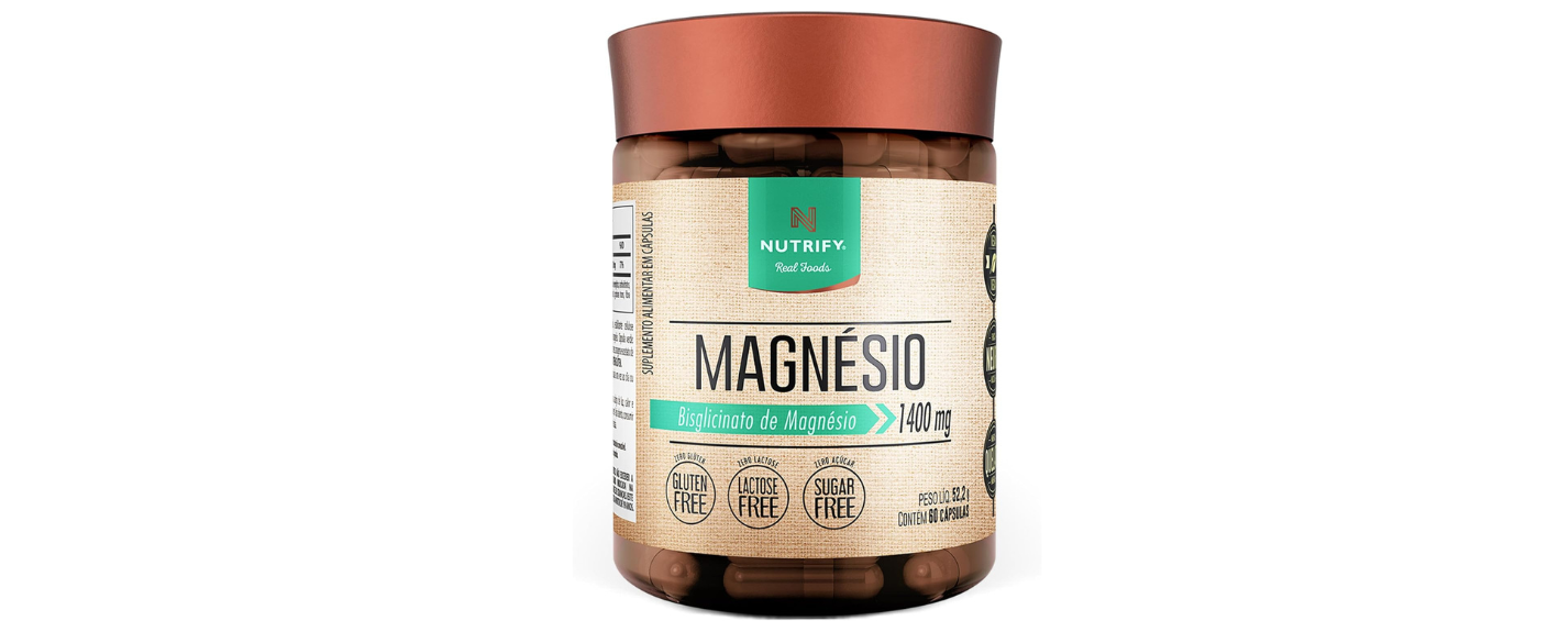Bisglicinato de Magnésio Nutrify – 60 Cápsulas | Alta Absorção e Qualidade Premium